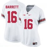 Women's NCAA Ohio State Buckeyes J.T. Barrett #16 College Stitched Authentic Nike White Football Jersey BI20N53UF